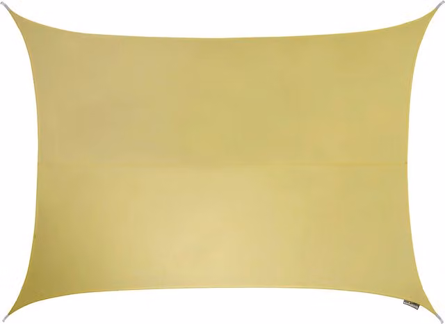 Kookaburra Rectangular Water Resistant Sun Shade Sail in Sand, W: 5 m, D: 4 m