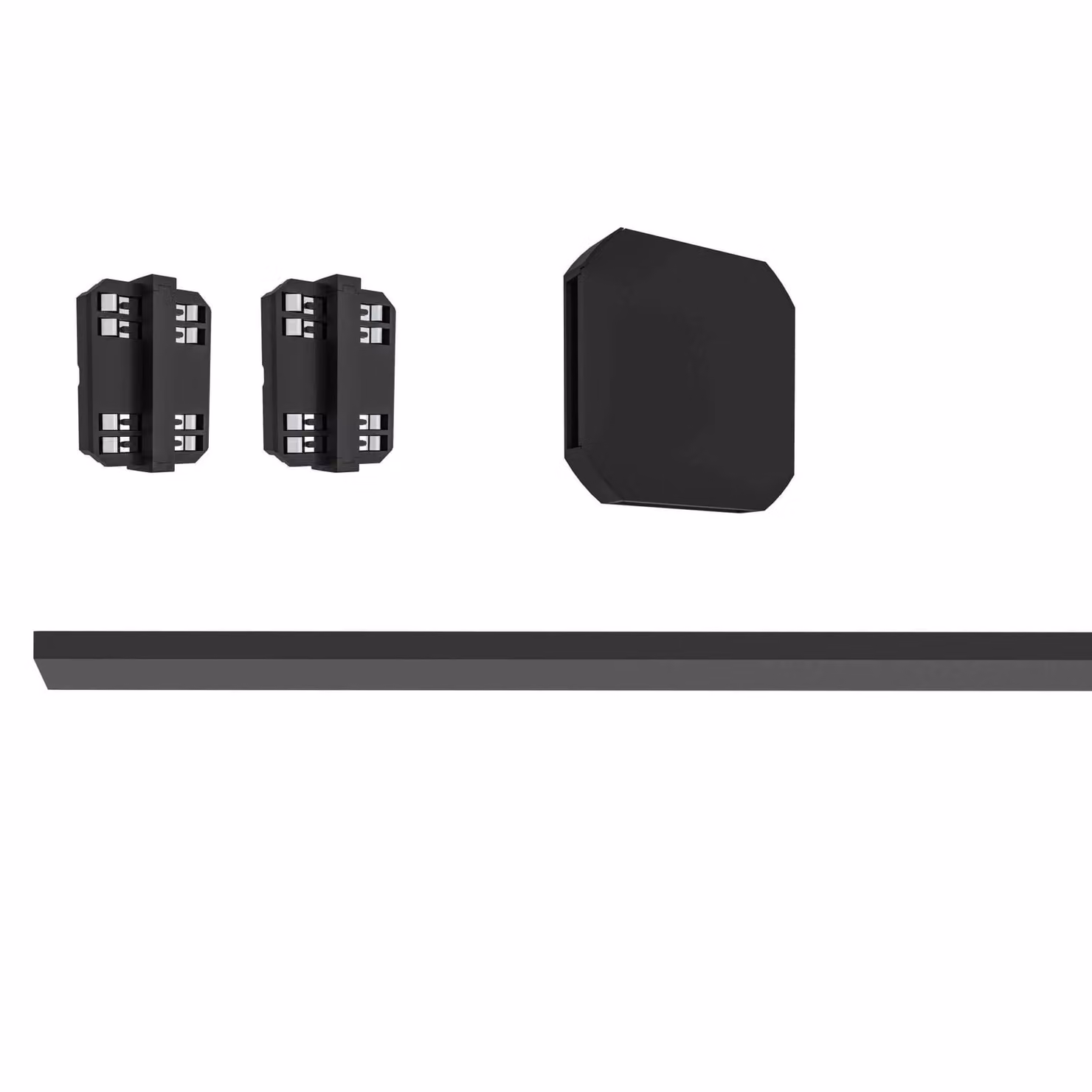 Eglo Track Plus Modular Low-Voltage Black Rail Lighting System – 2