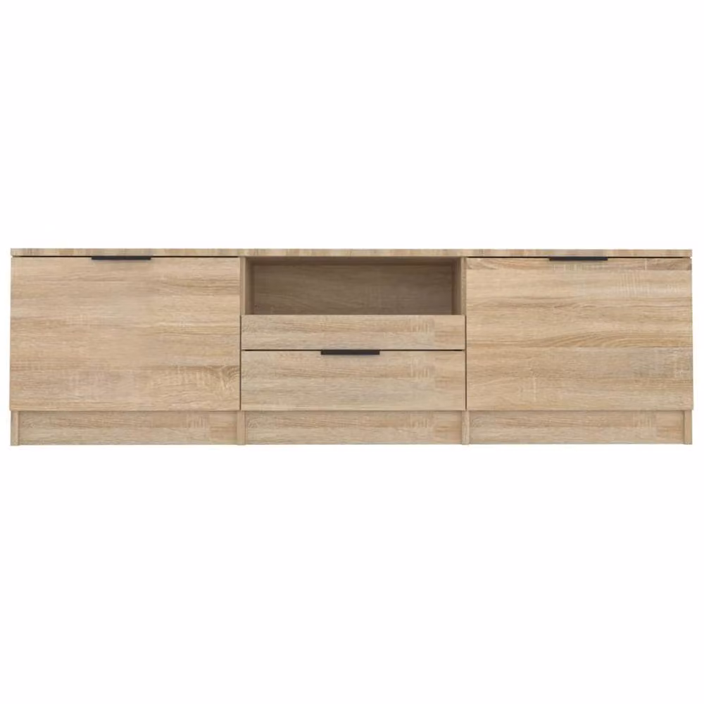 Berkfield Home Sonoma Oak TV Cabinet in Brown, W/D/H: 140 x 40 x 35 cm – 3