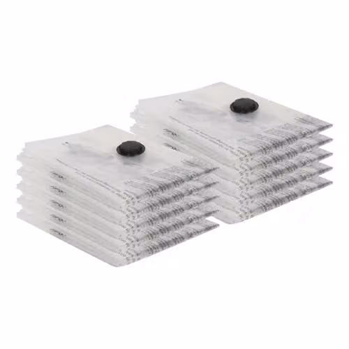 Harbour Housewares Vacuum Storage Bags, White and Transparent, Pack of 10, W: 50 cm, D: 70 cm – 1
