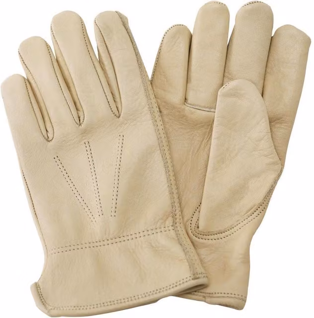 Kent & Stowe Women's Luxury Leather Water Resistant Gloves in Beige