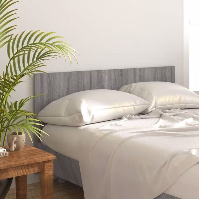 Berkfield Home Classic Bed Headboard in Grey Sonoma, W: 160 cm, D: 1.5 cm, H: 80 cm, Engineered Wood