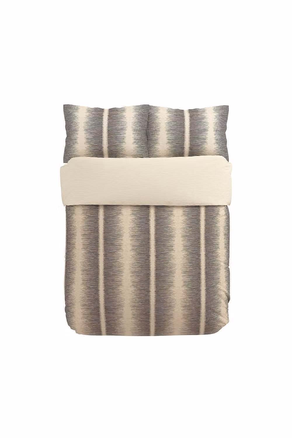 Harlequin Chaco Reversible Floral Cotton Duvet Cover and Pillowcase Set in Grey and Beige, 200 x 200 cm – 2