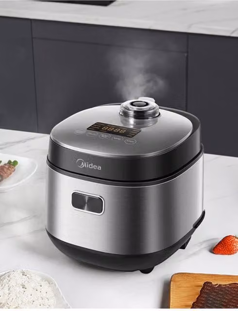 Midea 2L Rice Cooker with 9 Functions, Timer and Keep Warm Feature, Black – 1