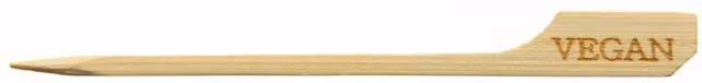 ECONX 250 Pieces Round Bamboo Skewers in Beige