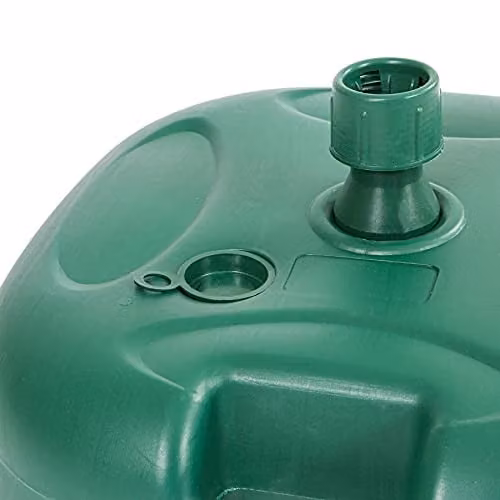 Harbour Housewares 20L Plastic Fillable Parasol Base in Green – 2