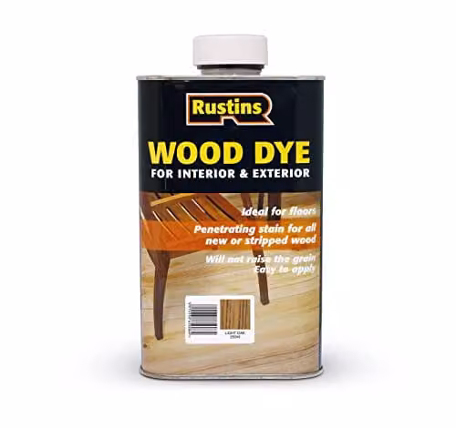 Rustins Wood Dye Light Oak, Brown, 250 ml