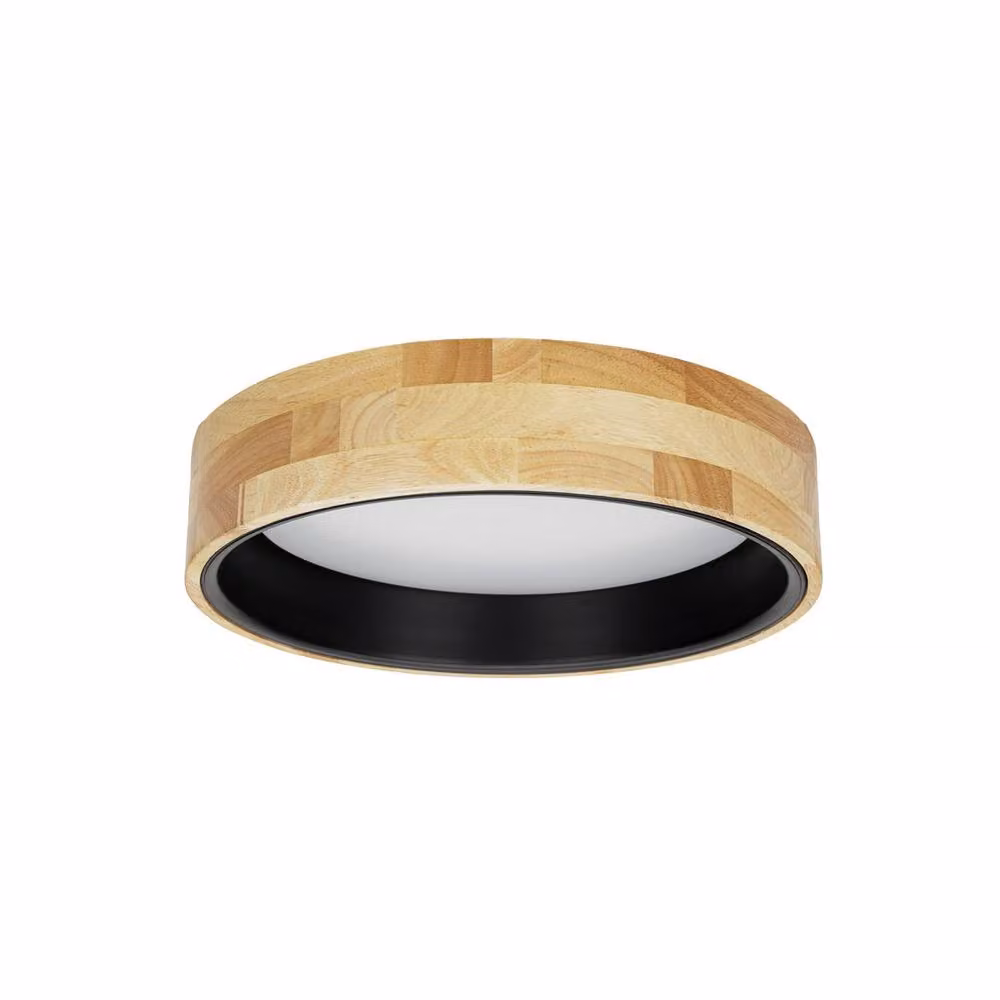 Netlighting Campelo Modern LED Flush Ceiling Light, 4000K, Brown – 2