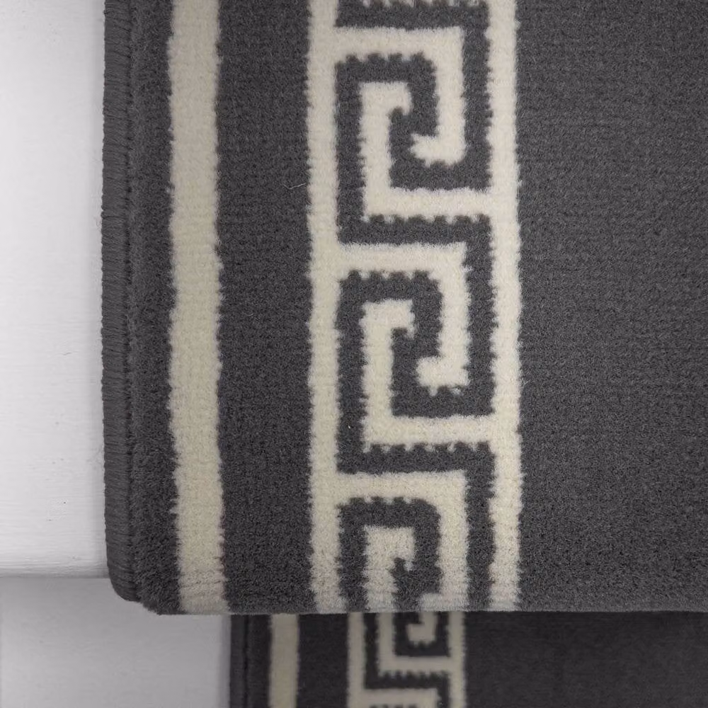 runrug Soft and Durable Stair Runner in Grey, W: 100 cm x L: 540 cm – 9