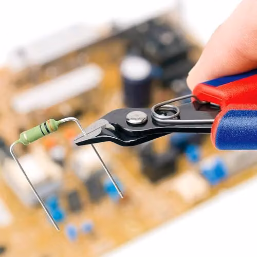Knipex Electronic Super Knips XL Side Cutter, Red and Blue – 2