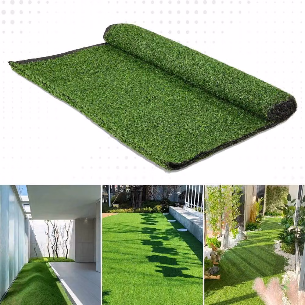 EONLION Natural and Realistic Green Artificial Grass, W/D: 100 x 100 cm – 2