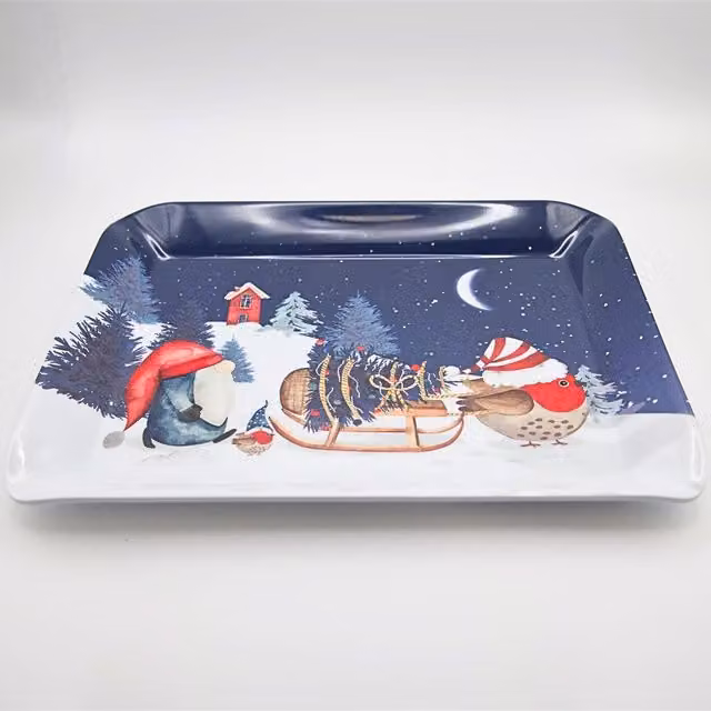 Maison & White Rectangular Blue Scatter Tray