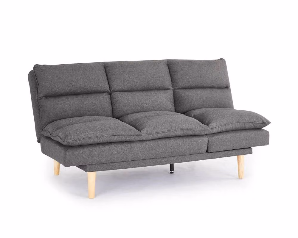 Home Detail Idris Reversible Fabric Sofa Bed with Chaise and Scatter Cushions in Grey, W/D/H: 167 x 89 x 140 cm – 2
