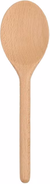 Argon Tableware Brown Oval Wooden Cooking Spoon, Length: 20 cm