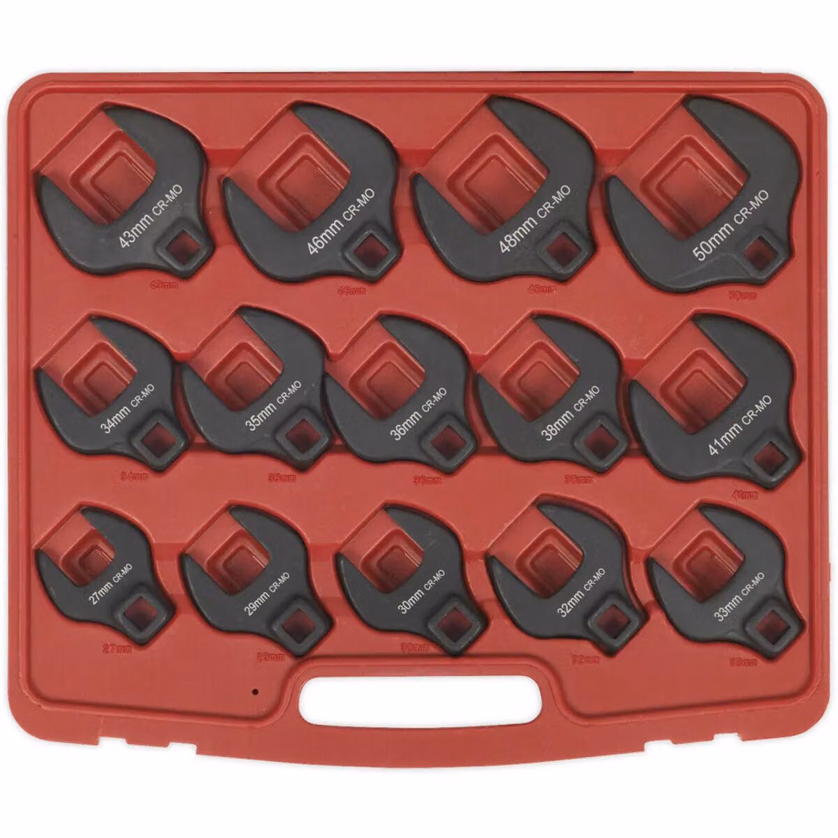 Loops 14pc Crows Foot Nut Spanner Socket Set with 1/2 inch Square Drive in Chrome Molybdenum Steel – 3