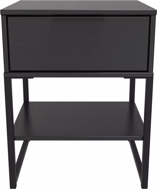 Ready Assembled 2 U Tamworth Double Open Unit in Black