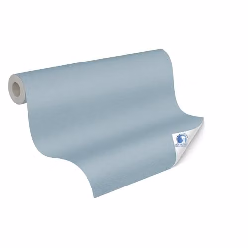 Livingwalls DESIGNDROP Plain Non-Woven Wallpaper in Blue, 10.05 x 0.53 m – 1