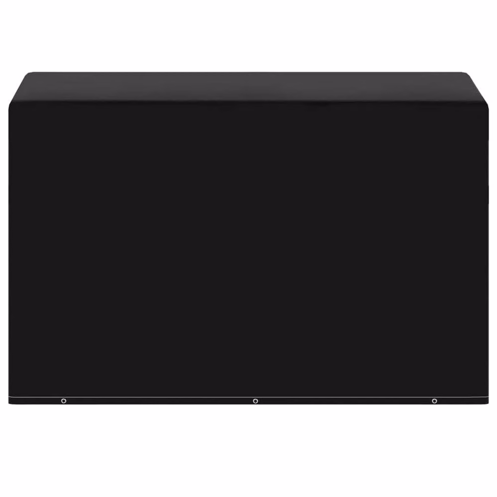 Berkfield Home Water Repellent Swing Bench Cover in Black, W/D/H: 255 x 145 x 170 cm – 2