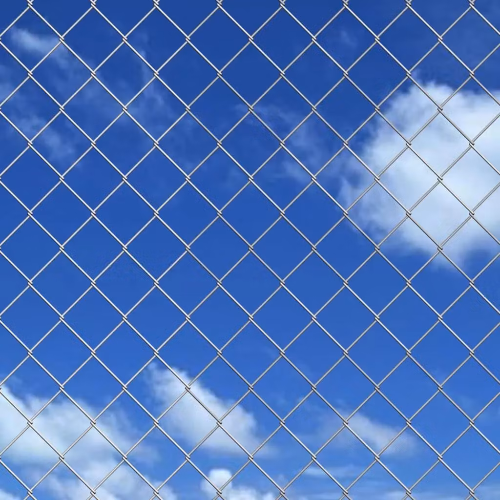 Berkfield Home Galvanised Steel Chain Link Fence, Silver, 25 x 0.8 m – 2