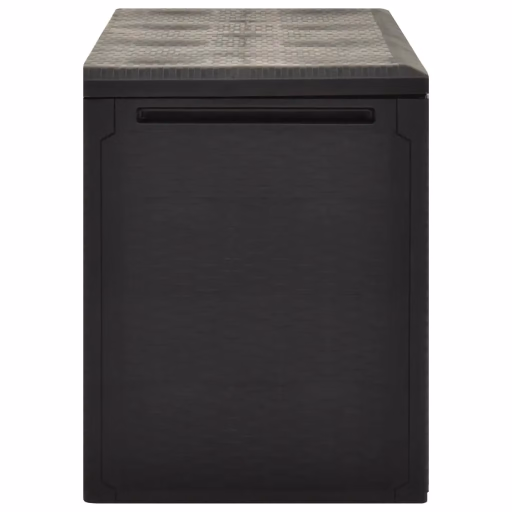 Berkfield Home Garden Storage Box in Anthracite and Black, W/D/H: 114 x 47 x 60 cm – 3