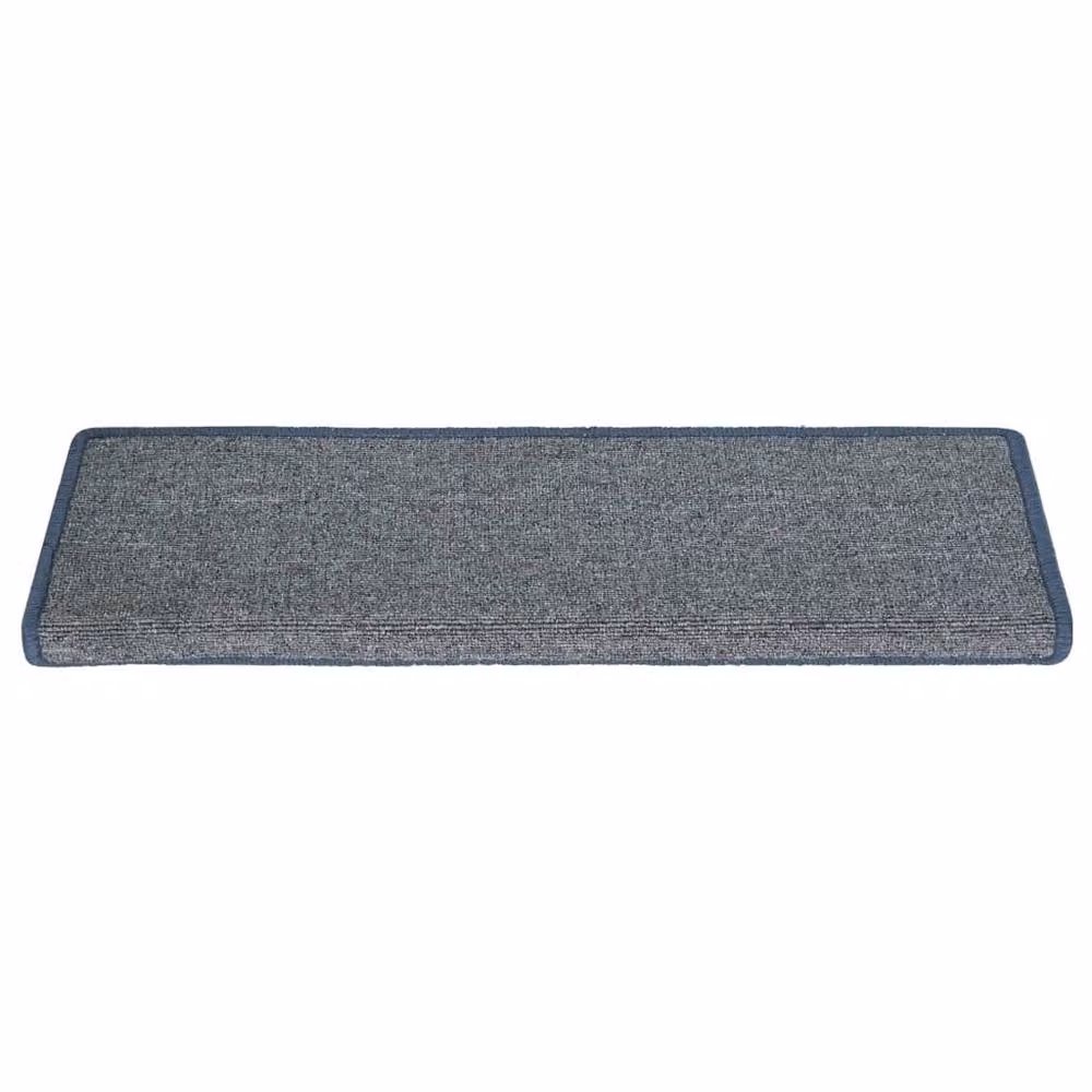 Berkfield Home Non-Slip Carpet Stair Treads, 15 Piece Set in Purple and Blue, W: 65 cm, D: 21 cm, H: 4 cm – 3