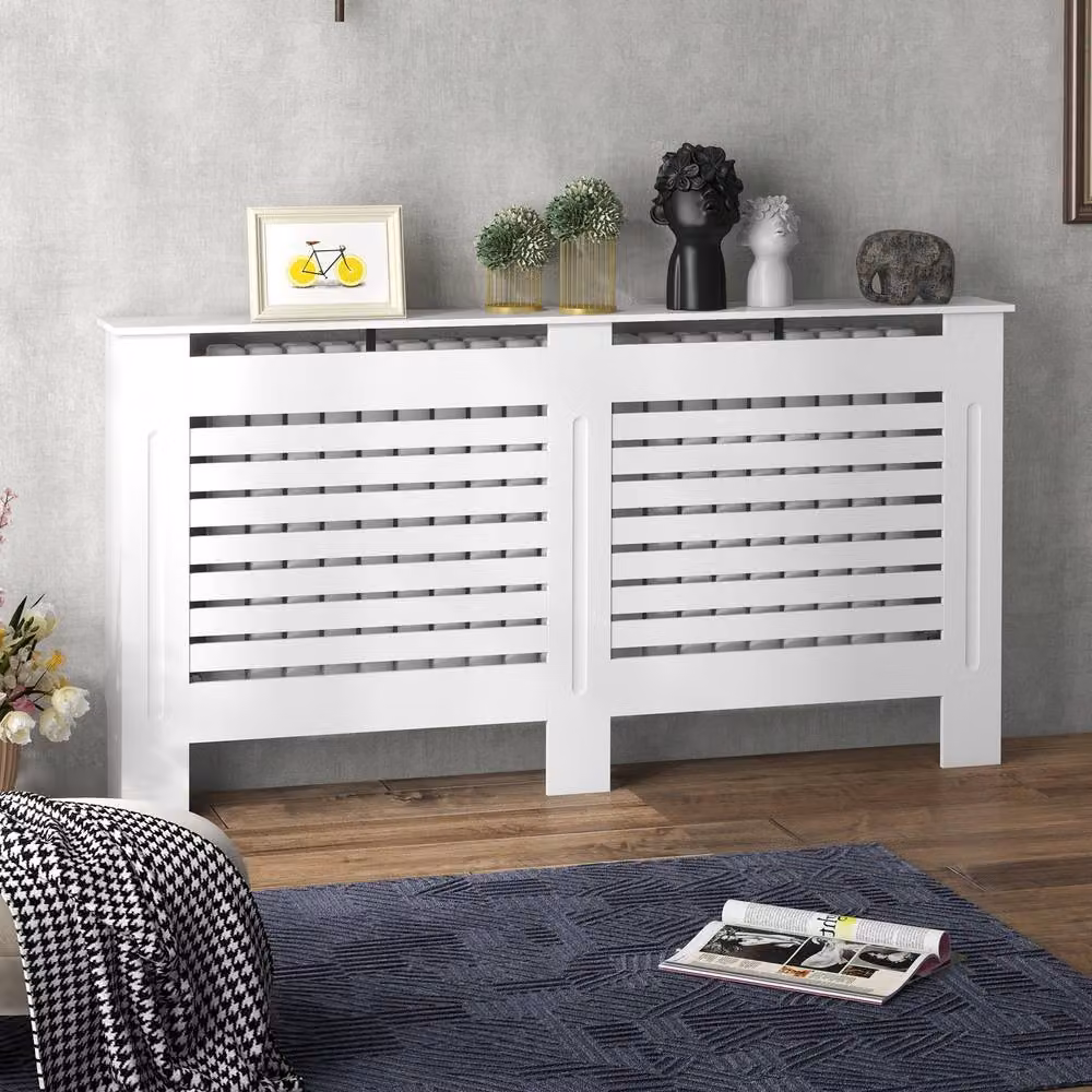 STILVORA White Radiator Cover with Shelf – 2
