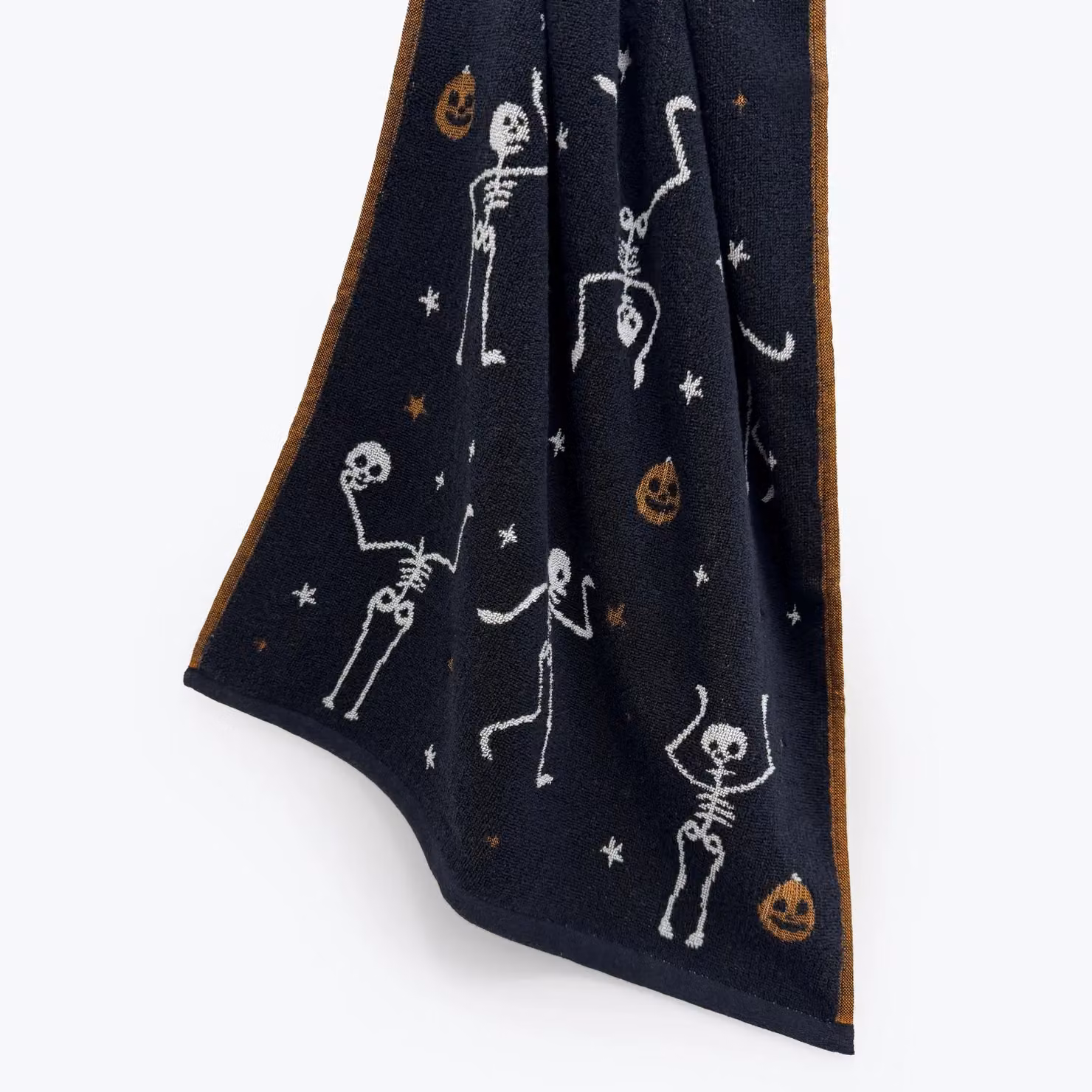 Allure Bath Fashions Luxury Halloween Hand Towels in Black 100% Cotton – 2