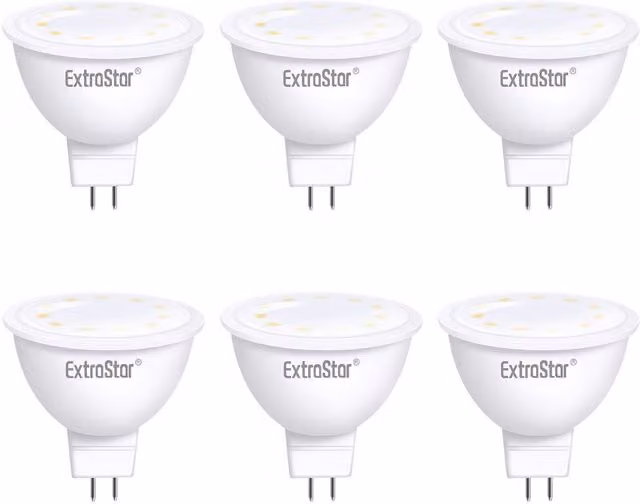 ExtraStar 6W LED MR16 Light Bulb, 4200K Natural White