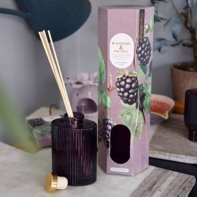 Madison & Mayfair Blackberry & Fig Tree Fruity Reed Diffuser in Purple – 1