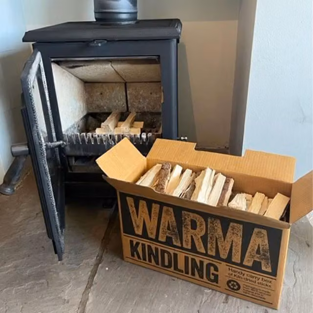 Warma Premium Kiln Dried Kindling Wood Sticks, 3kg, Brown