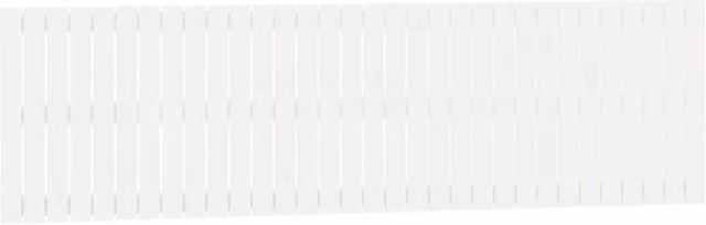 Berkfield Home White Rustic Solid Wood Pine Wall Headboard W/D/H: 204 x 3 x 60 cm – 1
