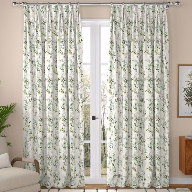 ANTE DECOR Arlene Made To Measure Blackout Curtains in Green