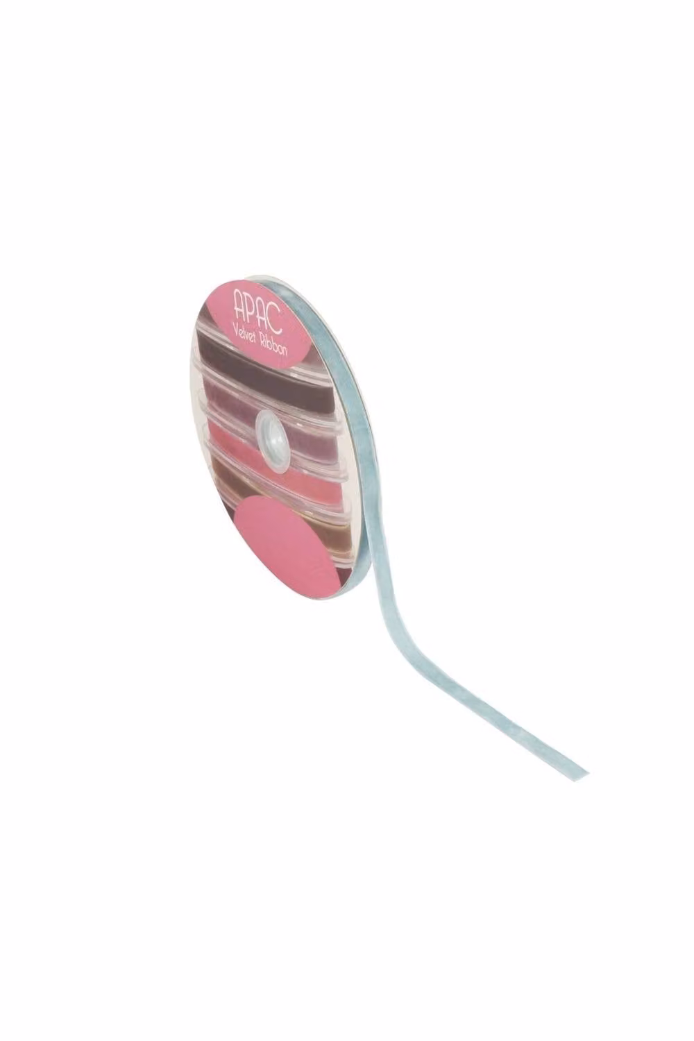 KDMD Baby Blue Velvet Ribbon, Pack of 2