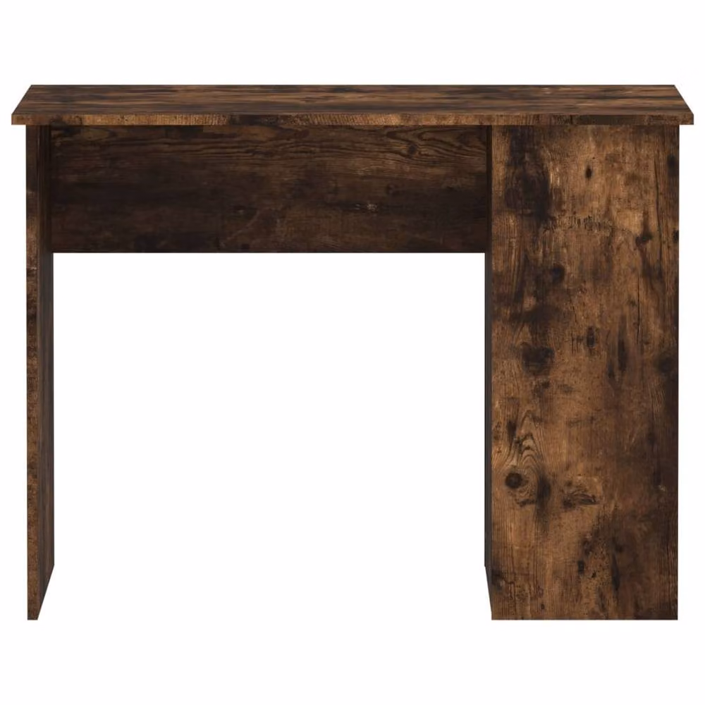 Berkfield Home Computer Desk in Smoked Oak Brown, W/D/H: 100 x 55 x 75 cm – 4
