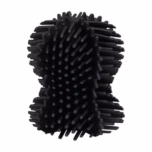 ReBorn Recycled Freestanding Toilet Brush and Holder with Cover in Black – 6