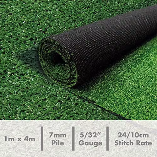 St Helens Home & Garden Dark Green Artificial Grass Turf, W: 1 m, L: 4 m – 2