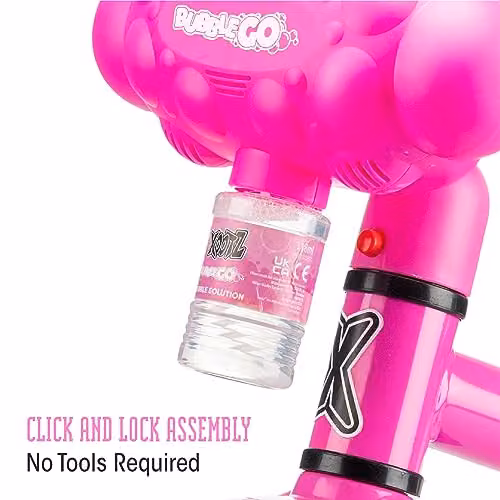 Xootz Bubble Go Pink Height Adjustable Tricycle for Kids with Bubble Machine – 4