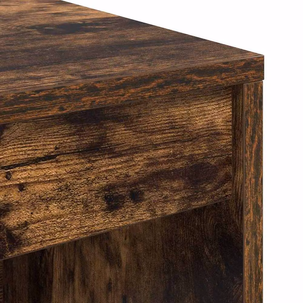 Berkfield Home Writing Desk in Smoked Oak Brown, W/D/H: 90 x 40 x 76 cm – 6