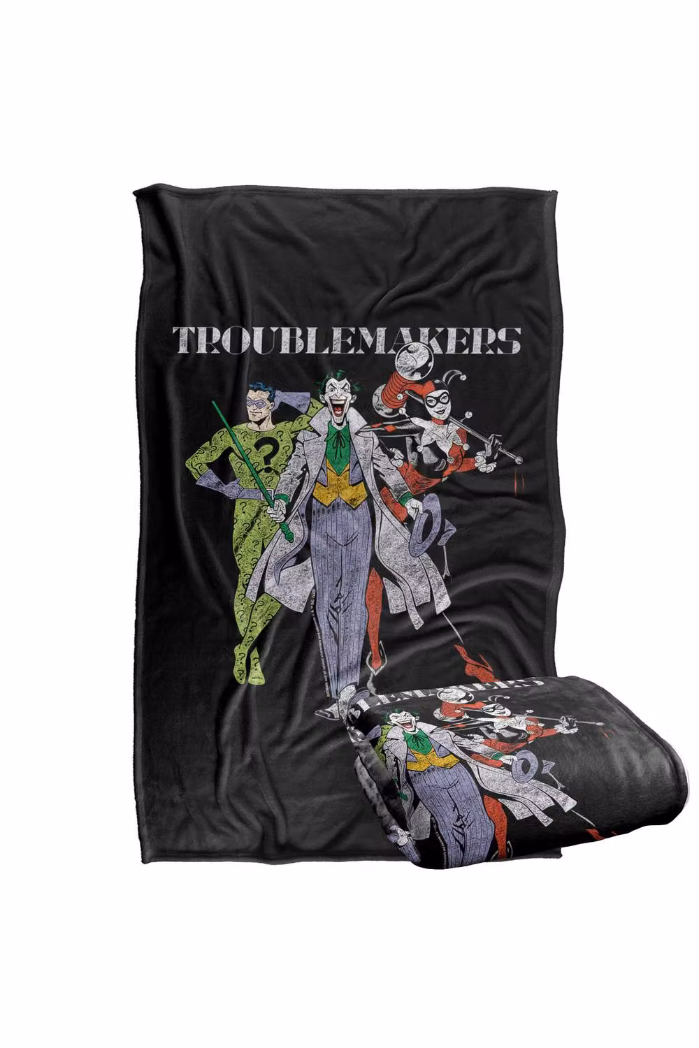 Warner Bros. Batman Original Gangsters Super Soft Fleece Throw Blanket, Multicolour, W: 91.44 cm x L: 147 cm – 7
