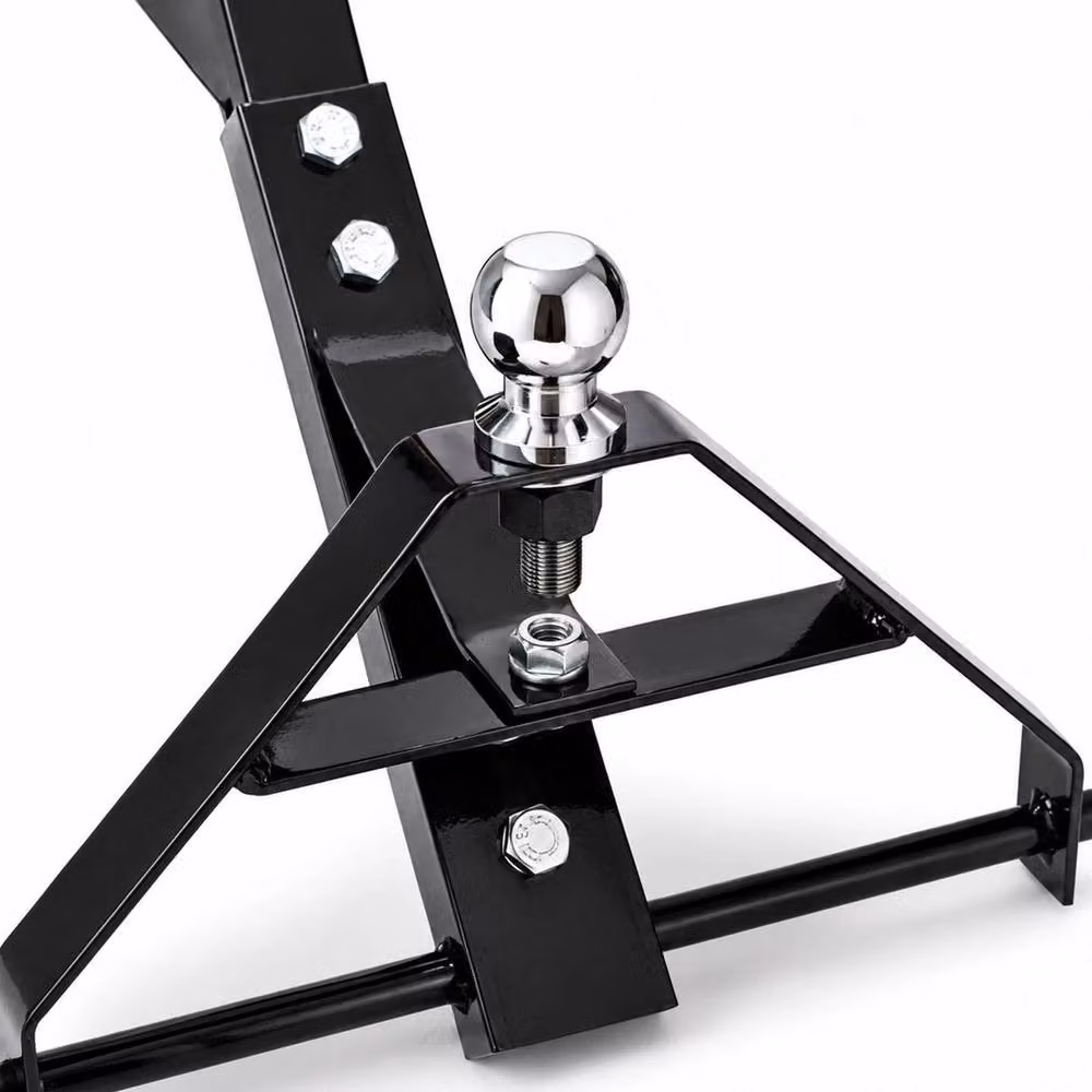 NESTLUNE H-Duty Metal Caravan Trailer Dolly Mover in Matt Black – 3