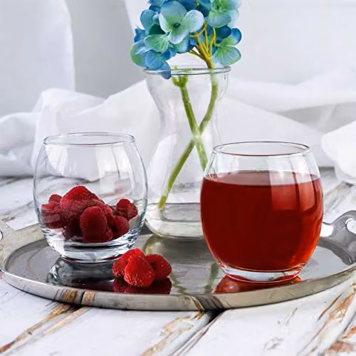 Argon Tableware 12 Piece Transparent Glass Tumbler Set, 405 ml, Dishwasher Safe – 2