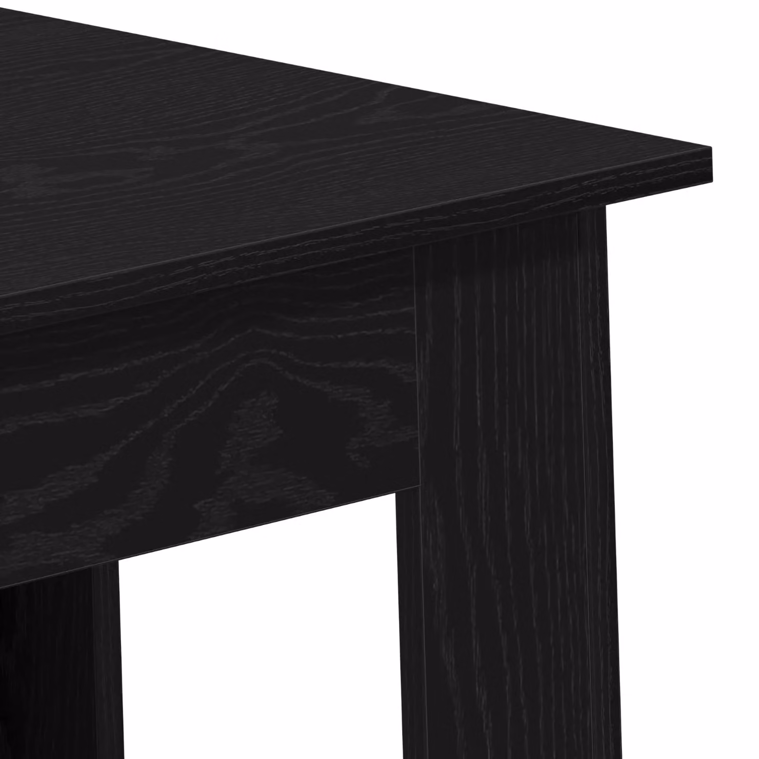 Berkfield Home Bar Table with Shelf, Black Oak, W/D/H: 102 x 50 x 103.5 cm – 6