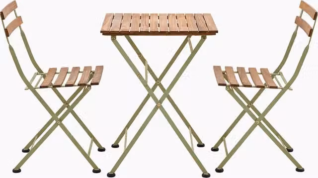 Perch & Parrow Harmony Outdoor Bistro Set in Green