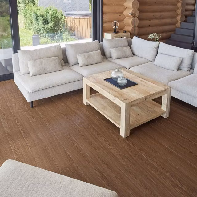 NOVECRAFTO Brown Wood Look Self-Adhesive Vinyl Floor Planks, Pack of 36