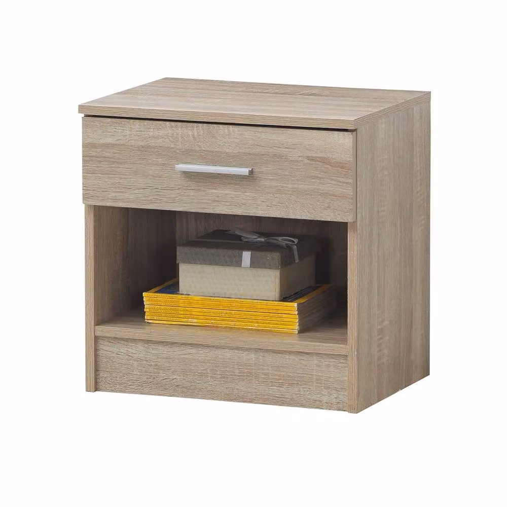Timber Art Design Rio Costa 1 Drawer Bedside Table in Brown – 2