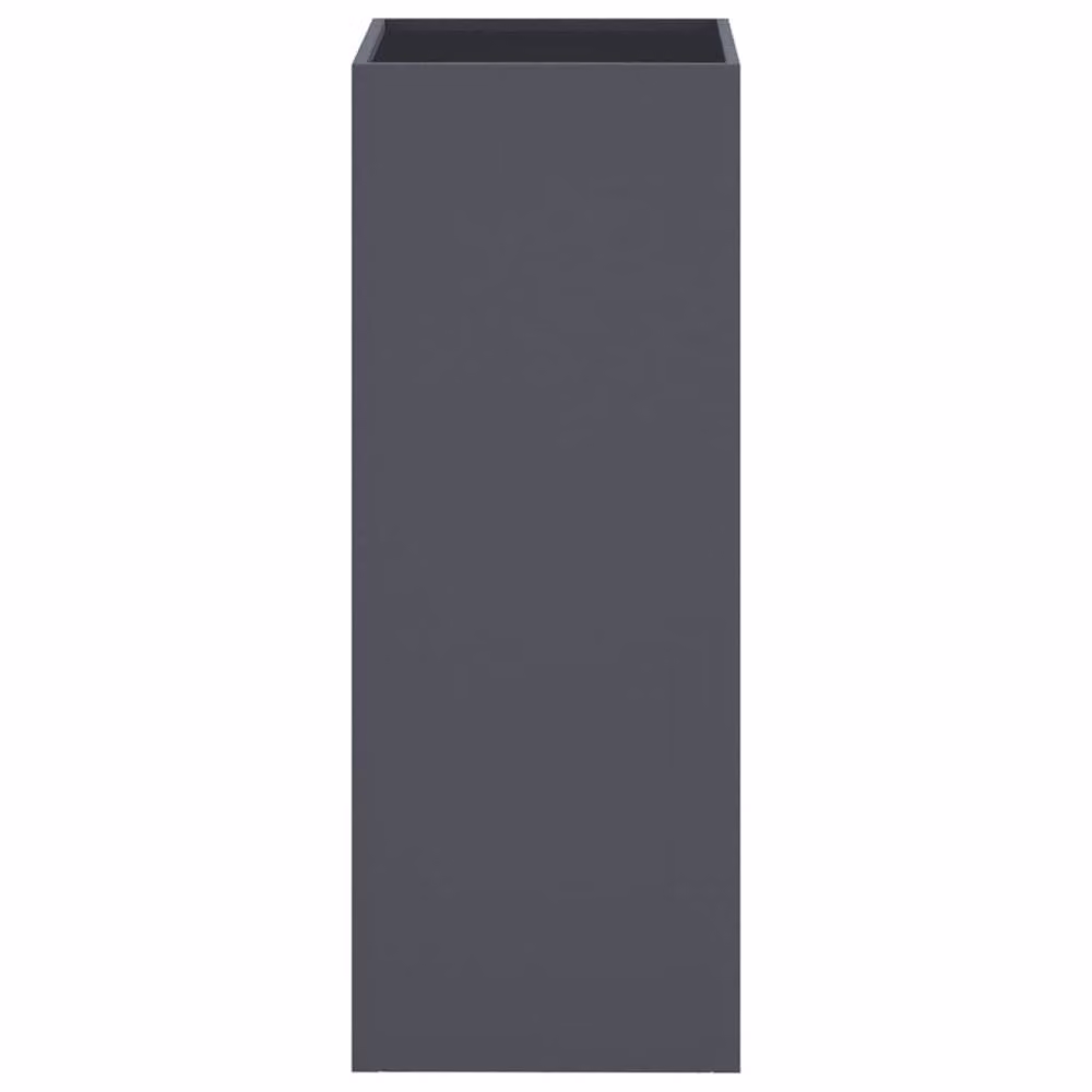 Berkfield Home Anthracite Steel Planter Tub, W/D/H: 32 x 29 x 75 cm – 3