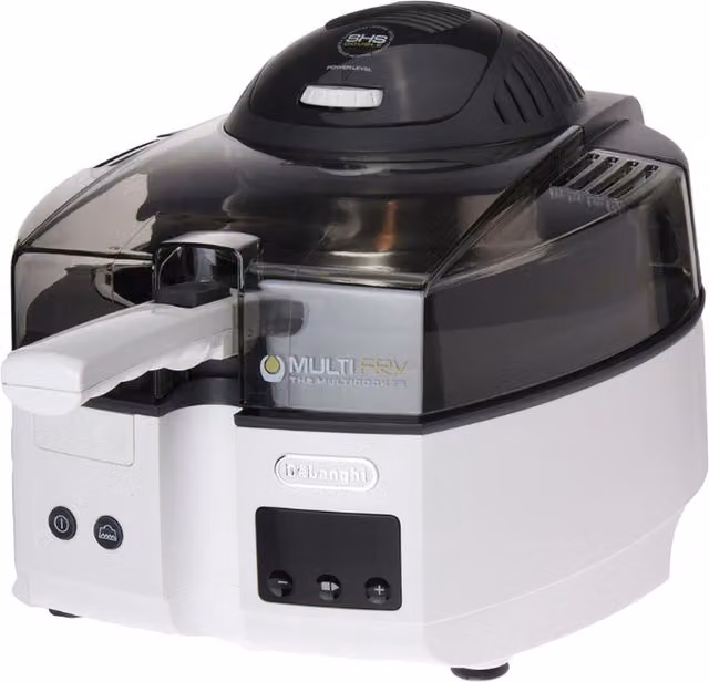 De'Longhi Classic FH11752 MultiFry and Multi Cooker with Hot Air and Auto Shut-off, White