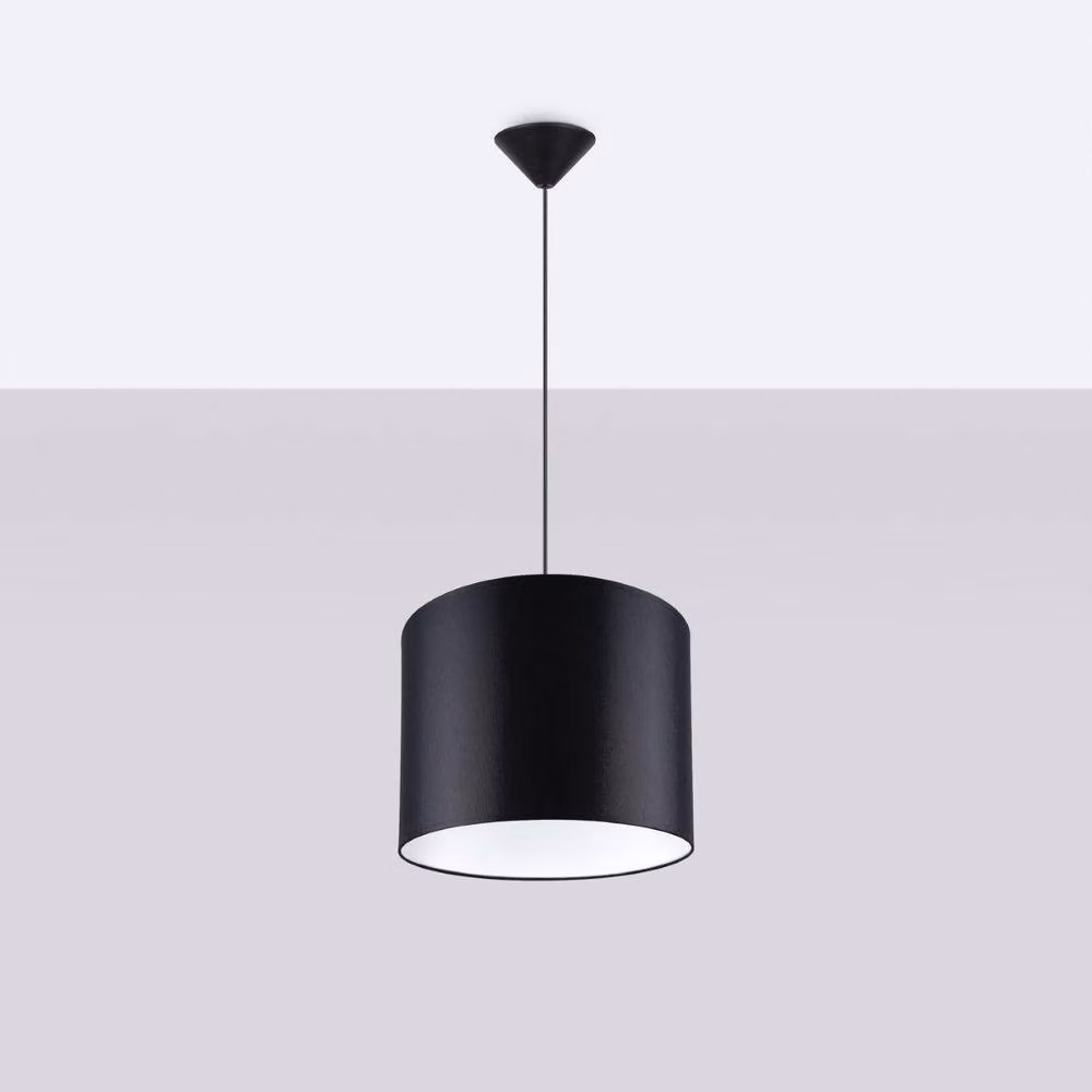 Sollux Lighting Minimalistic Cylinder Pendant Lamp in Black, W/D/H: 88 x 30 x 30 cm – 2