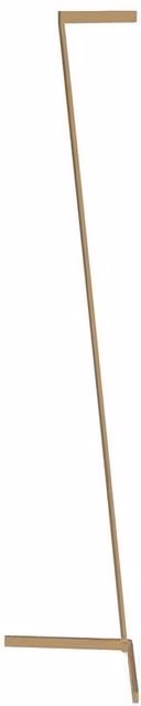 Netlighting Vector Gold LED Floor Lamp, 20W, 3000K Warm White, 1500lm, Dimmable