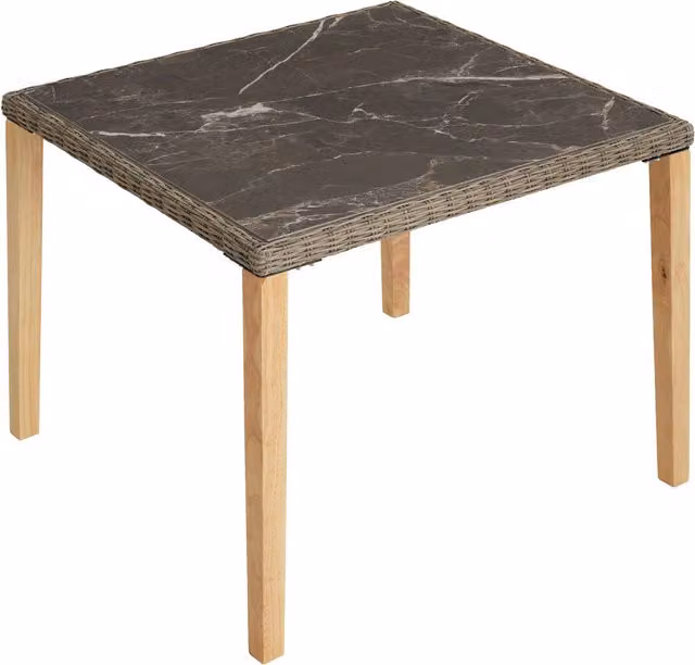 tectake Garden Table Tarent in Nature